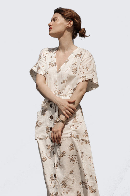 Tie Belt Dress