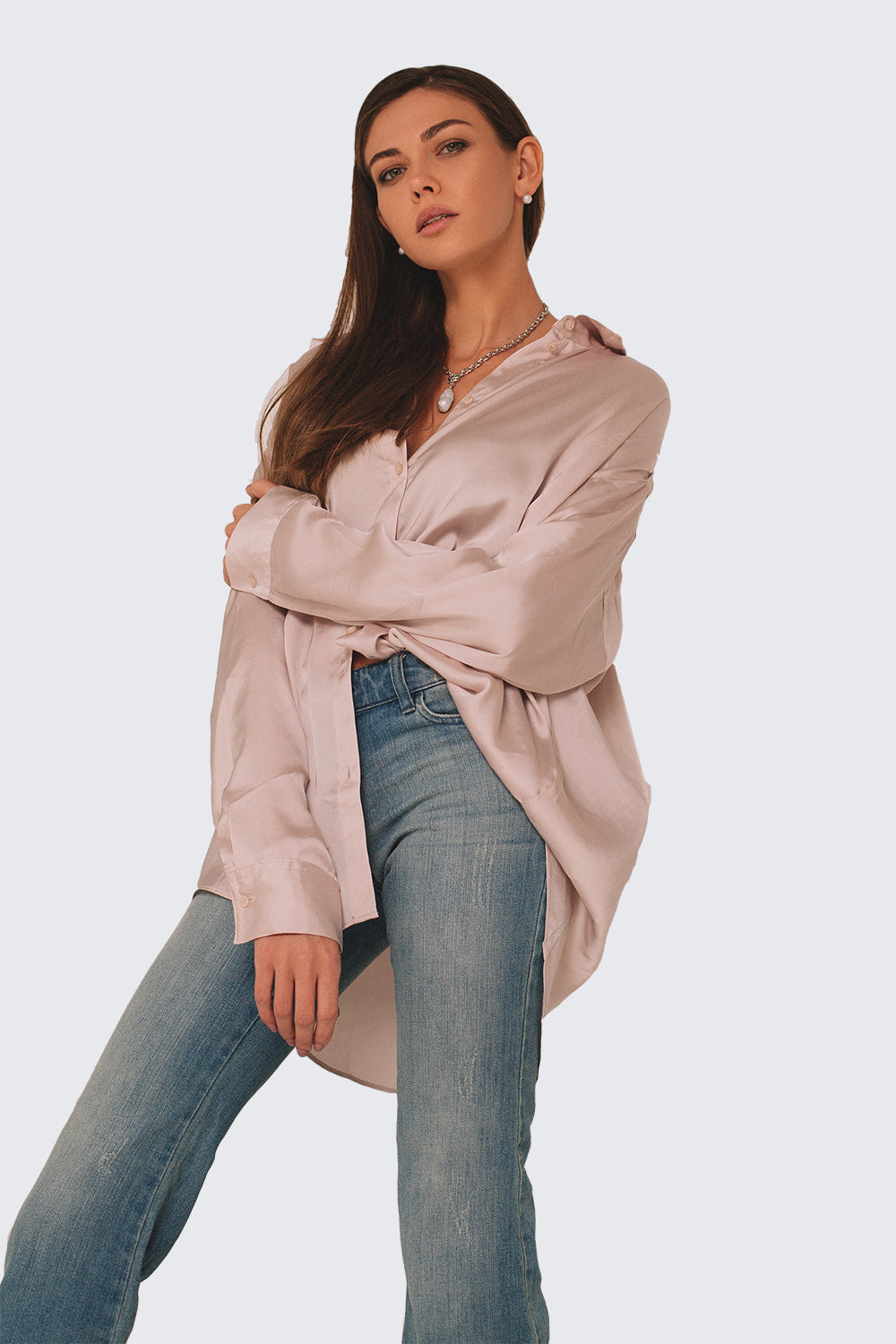 Wide High Jeans