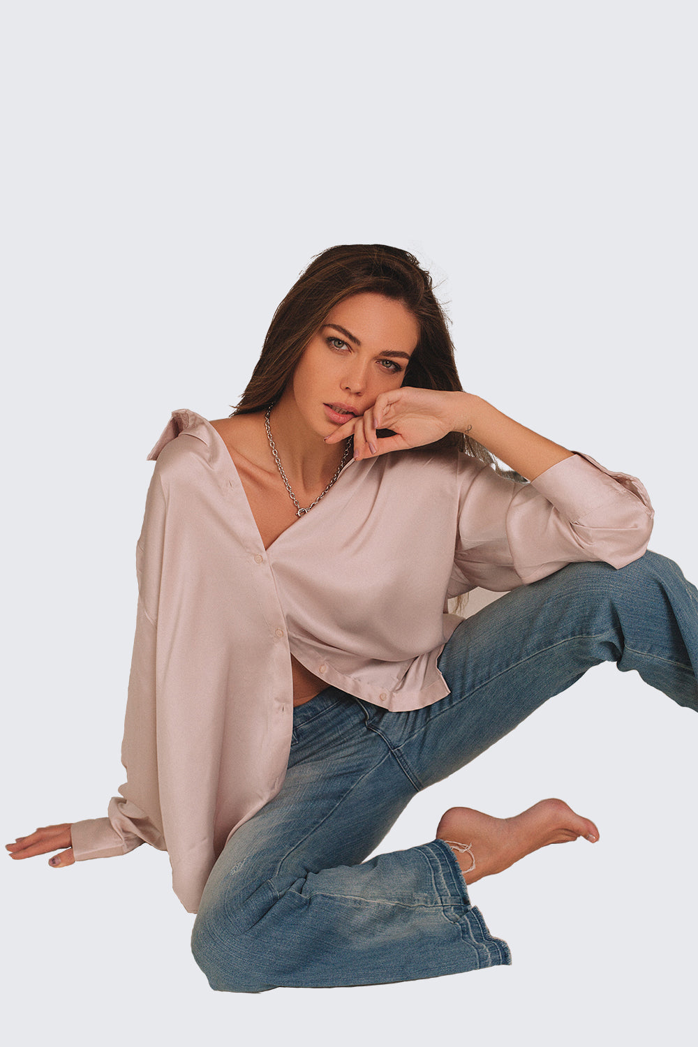 Wide High Jeans