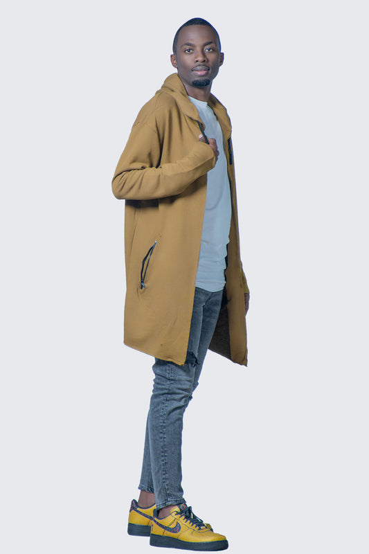Long Hooded Cardigan