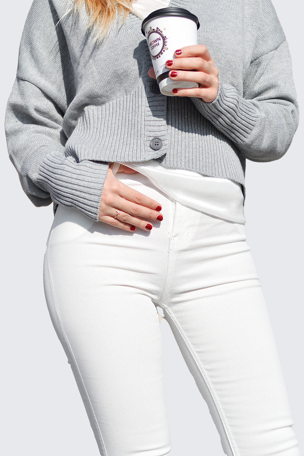 Slim High Ankle Jeans
