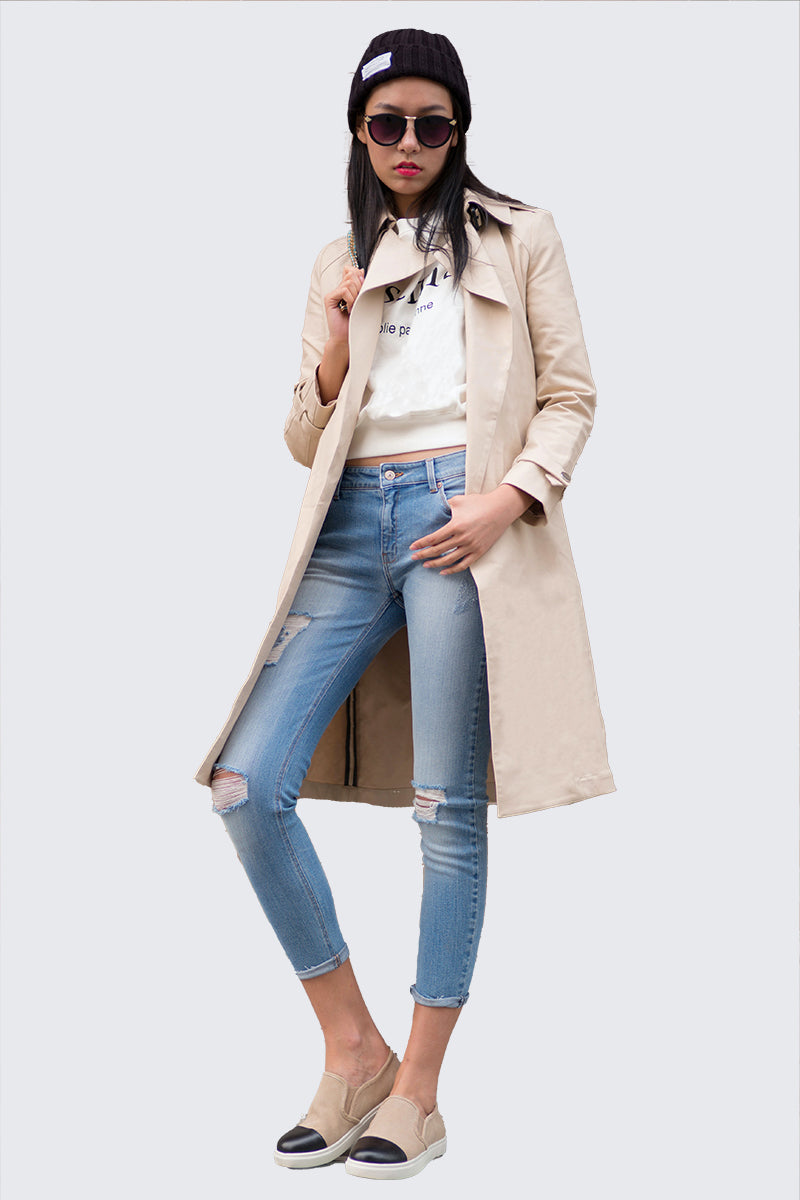 Slim High Ankle Jeans
