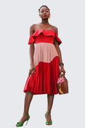Flounce Detail Dress
