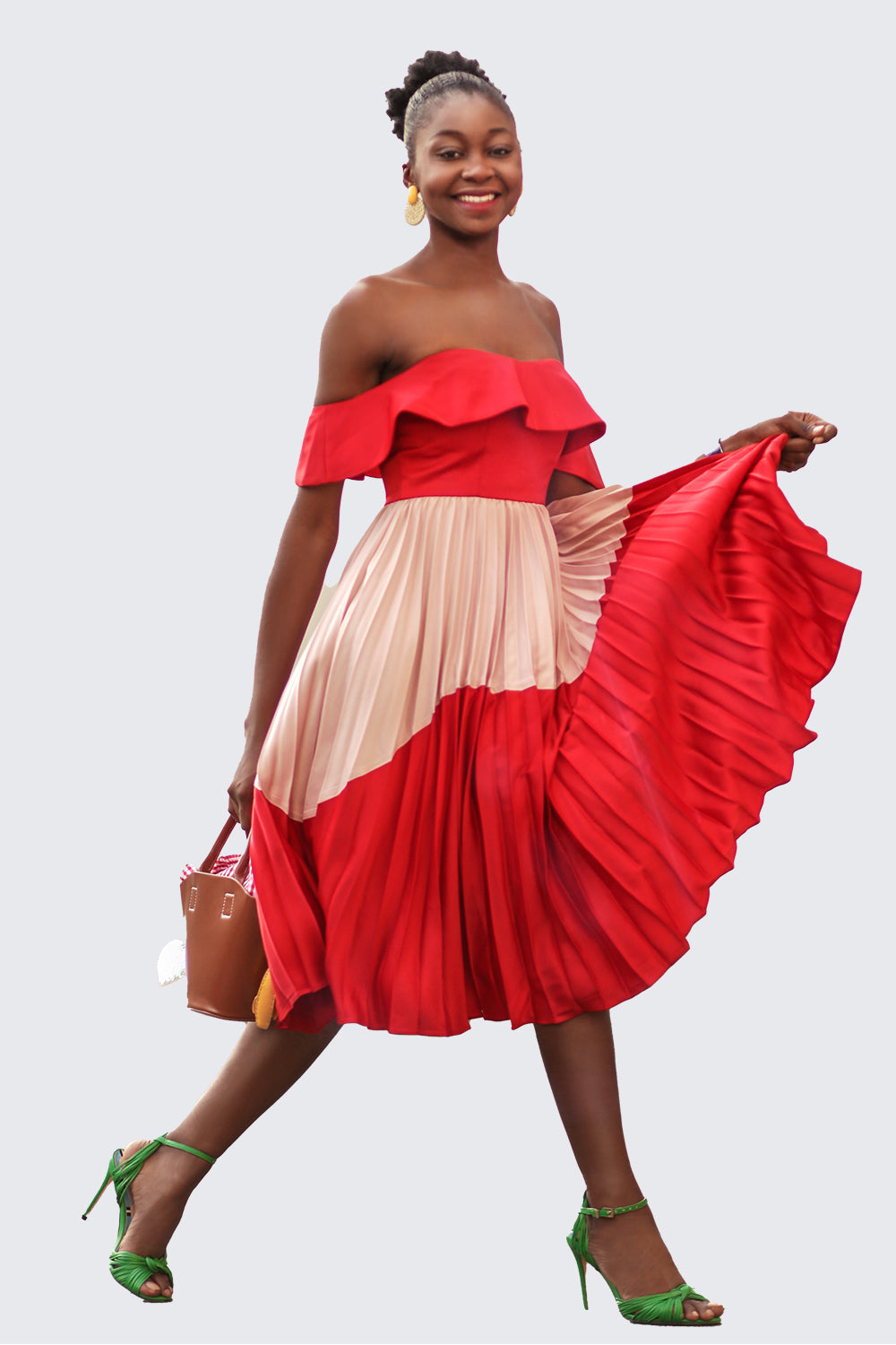 Flounce Detail Dress