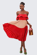 Flounce Detail Dress