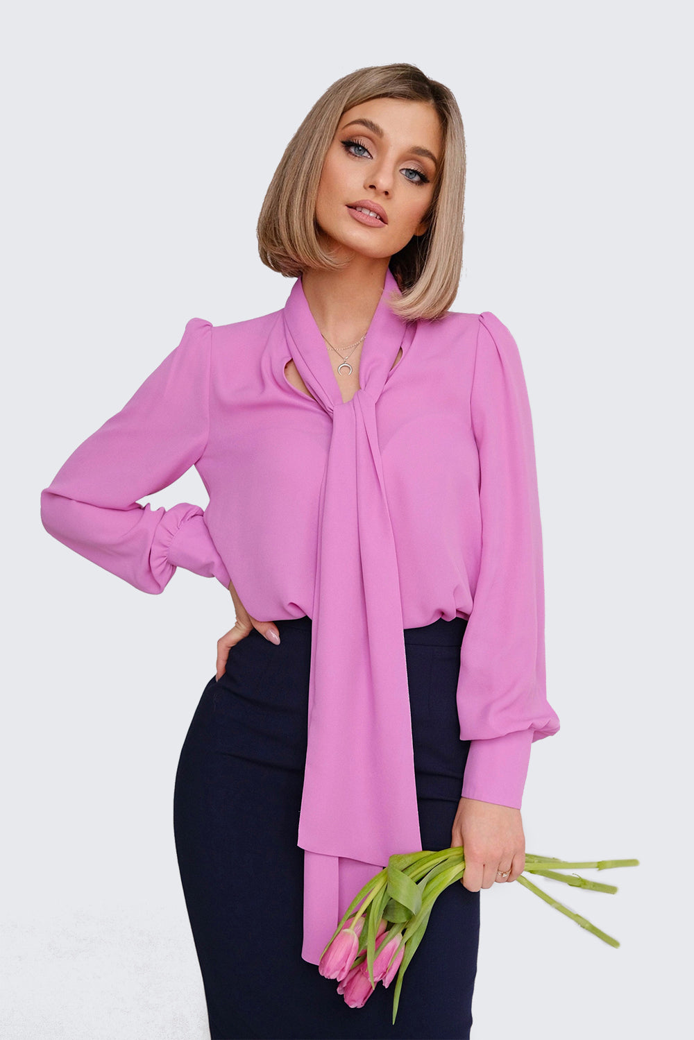 Tie Blouse