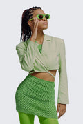 Fitted Jersey Skirt